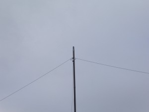 NI4L, 7 band off center fed dipole in the air
