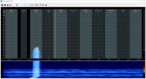 Auto RFI at bottom of waterfall